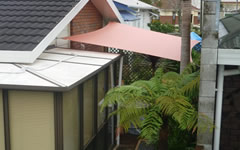 perfect shade sail for a small outdoor area